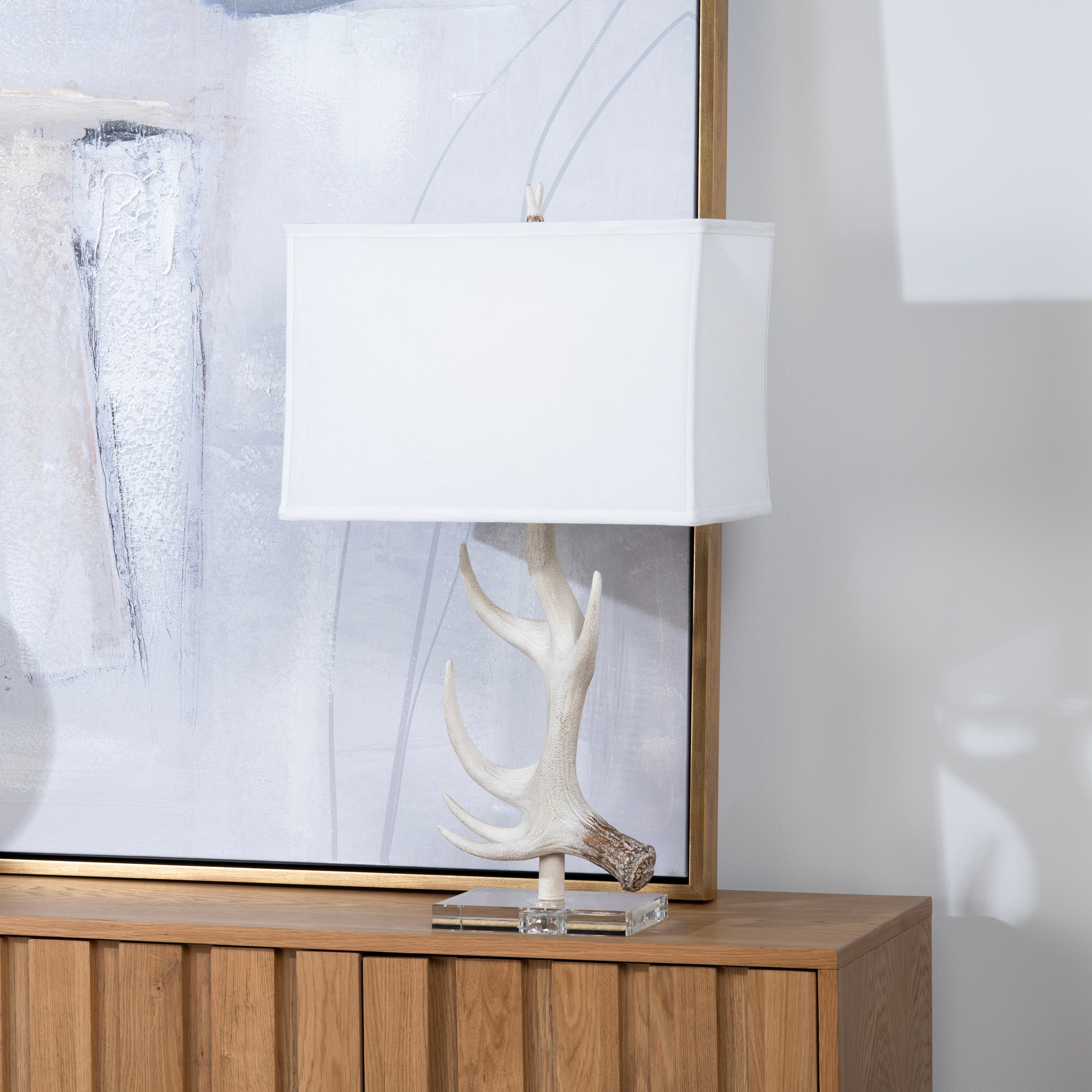 Hart Stag Horn Table Lamp CVAVP1960