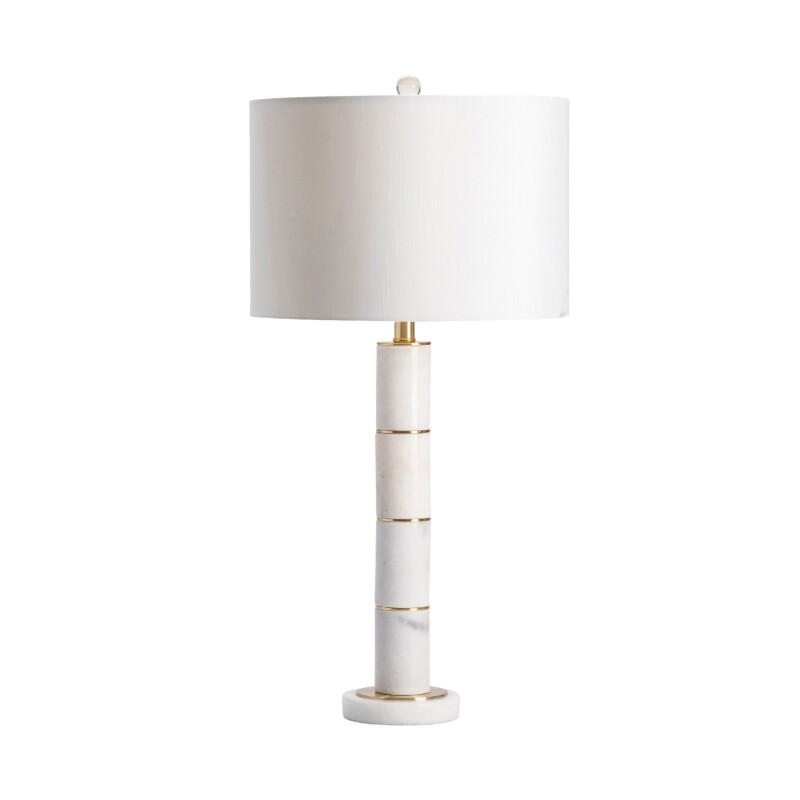 Marble Column Table Lamp CVAVP614