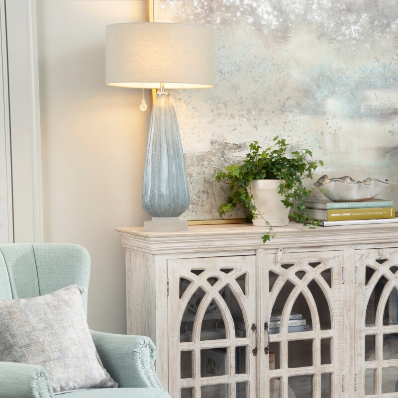 Blakely Twin Pull Chain Table Lamp CVAZBS077