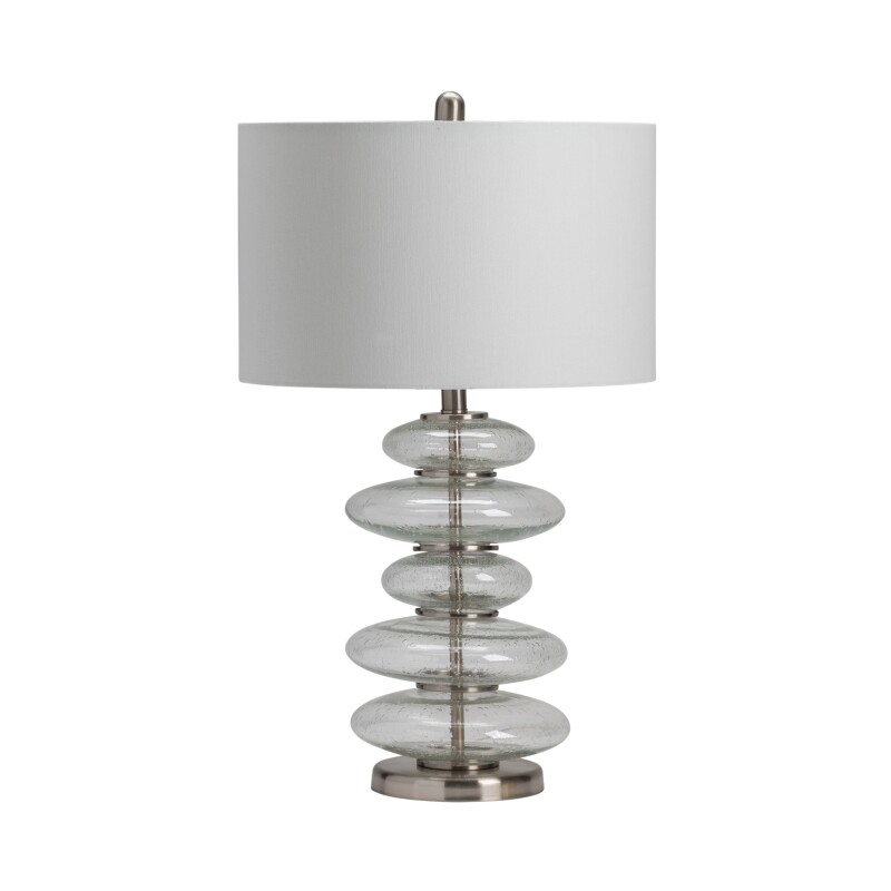 Keller Stacked bubble Glass Orbs Table Lamp CVAZBS091