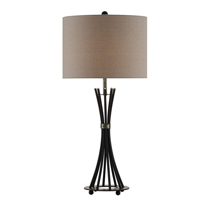 Quinn Banded Rods Table Lamp CVAZER043SNG