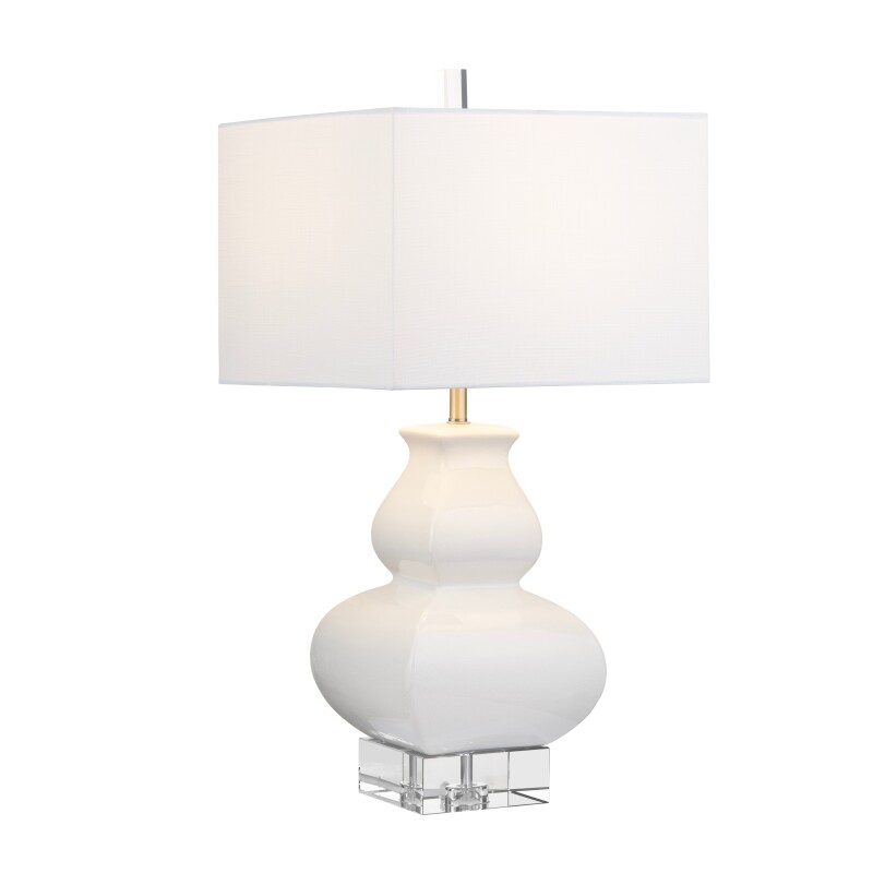 White Serafina Table Lamp CVAZP101A