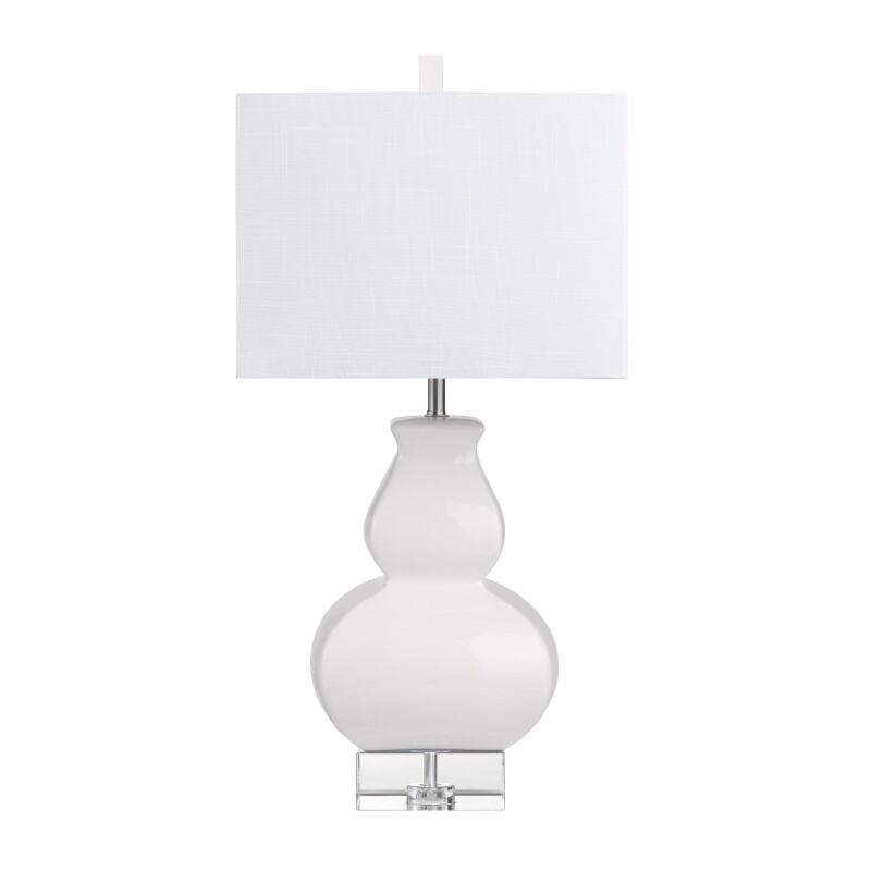 White Serafina Table Lamp CVAZP101A