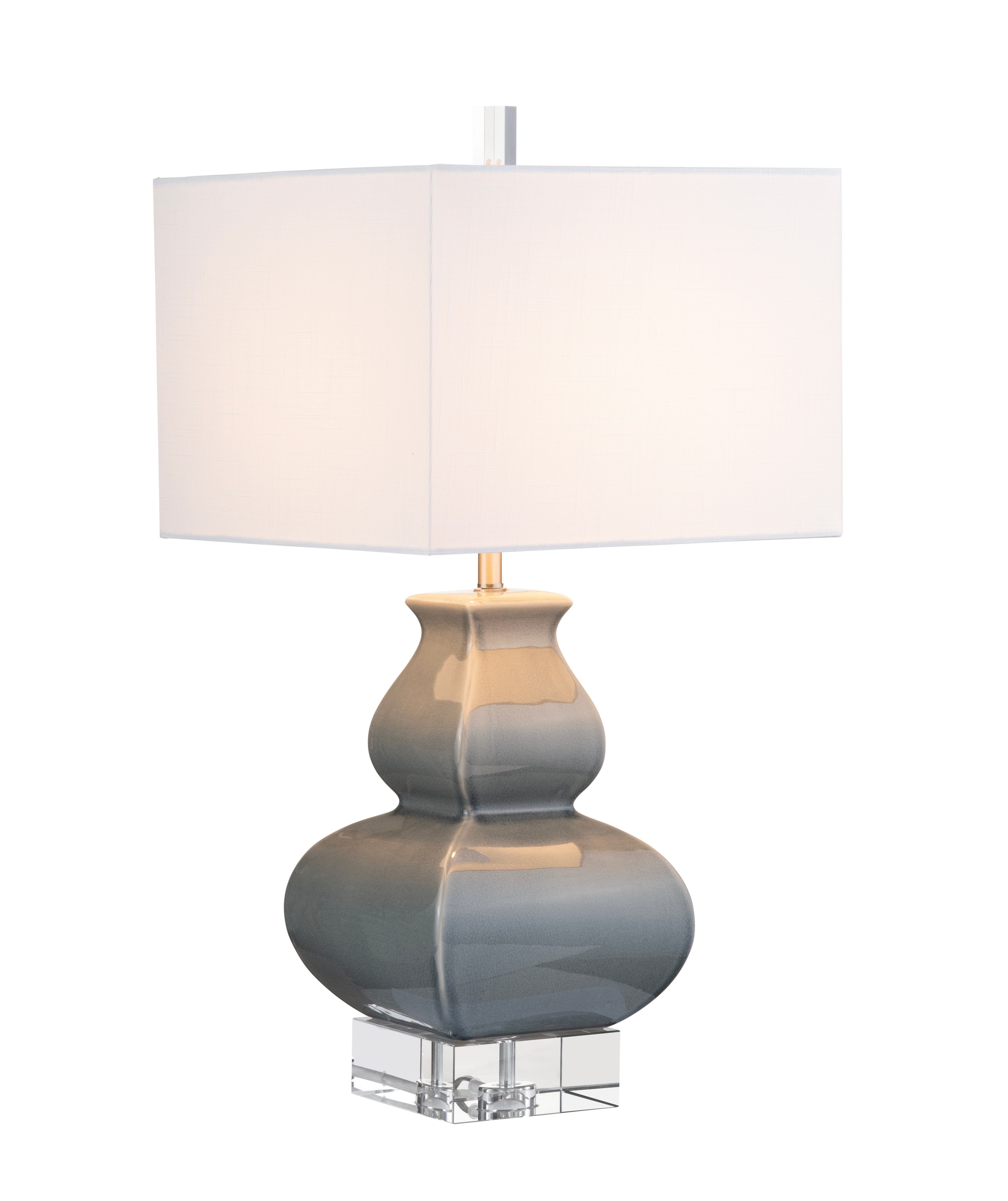 Grey Serafina Table Lamp CVAZP101B