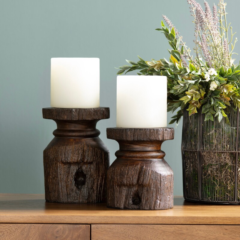 Barn Post Candleholders CVCHE713