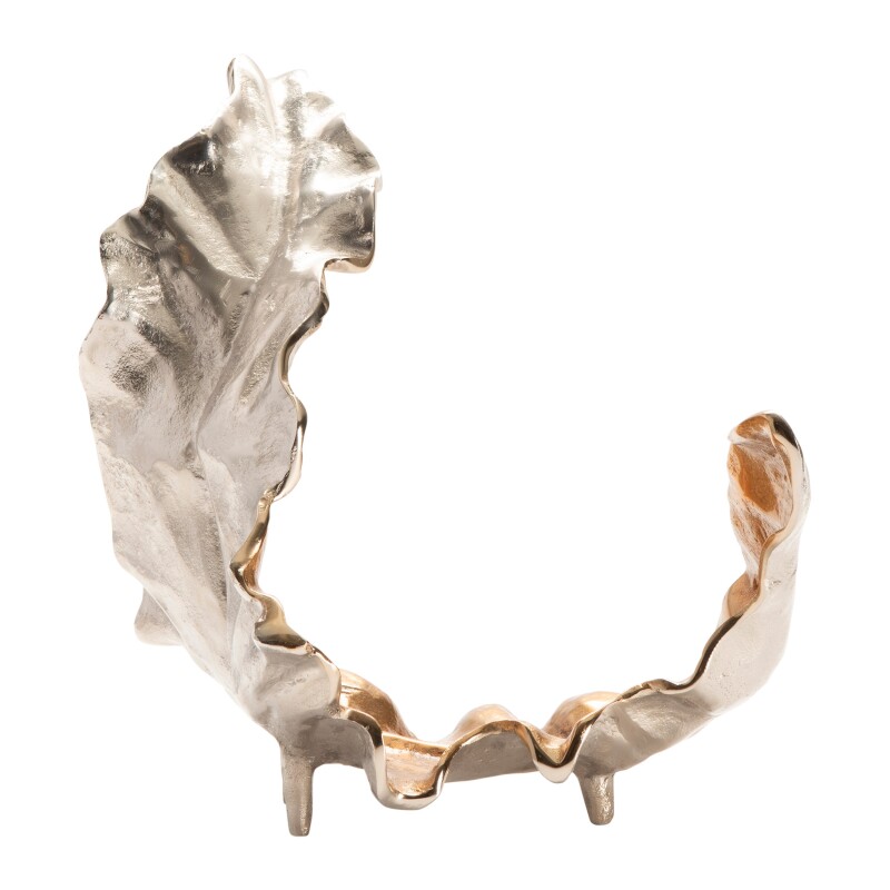 Willow Medium Two-toned Sculptural Leaf I CVDZEN002