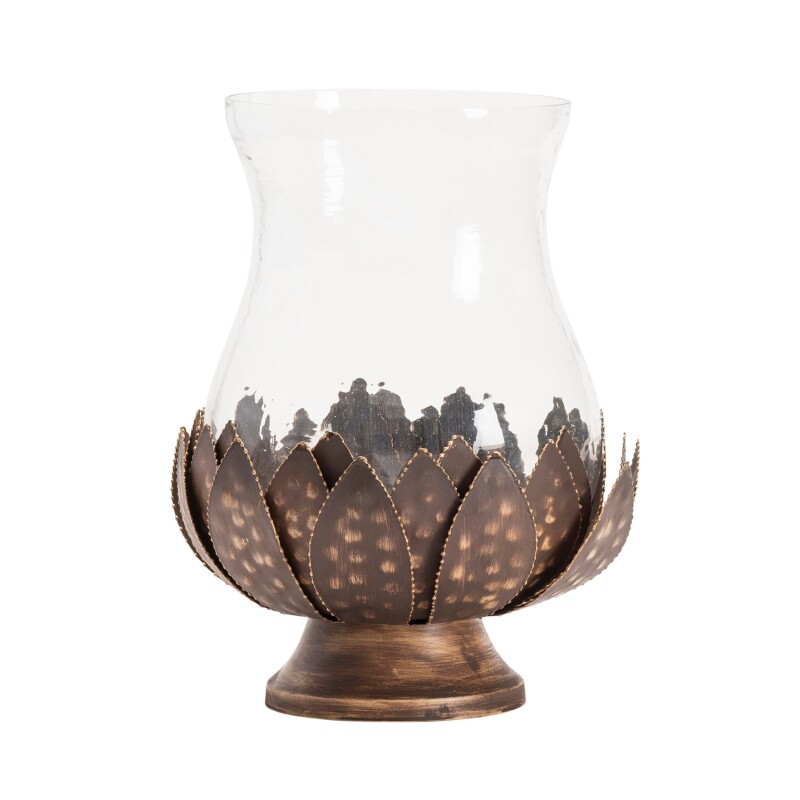 Large Oasis Hand Finished Metal Hurricane CVDZEN030M