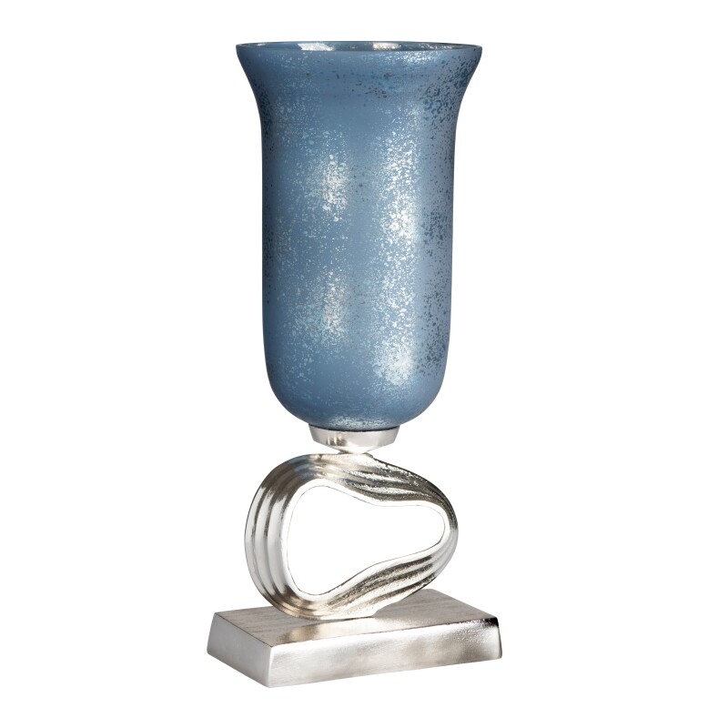 Large Cobalt Free Style Sculpture Vase CVDZEN077L