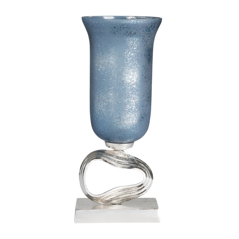 Large Cobalt Free Style Sculpture Vase CVDZEN077L