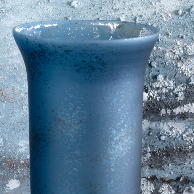 Large Cobalt Free Style Sculpture Vase CVDZEN077L