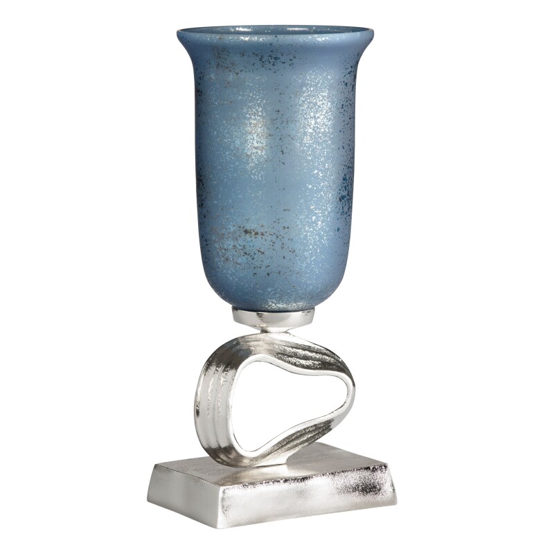 Medium Cobalt Free Style Sculpture Vase CVDZEN077S