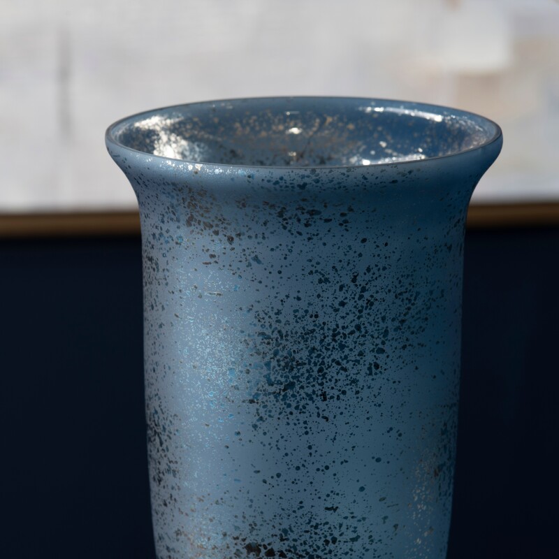 Medium Cobalt Free Style Sculpture Vase CVDZEN077S