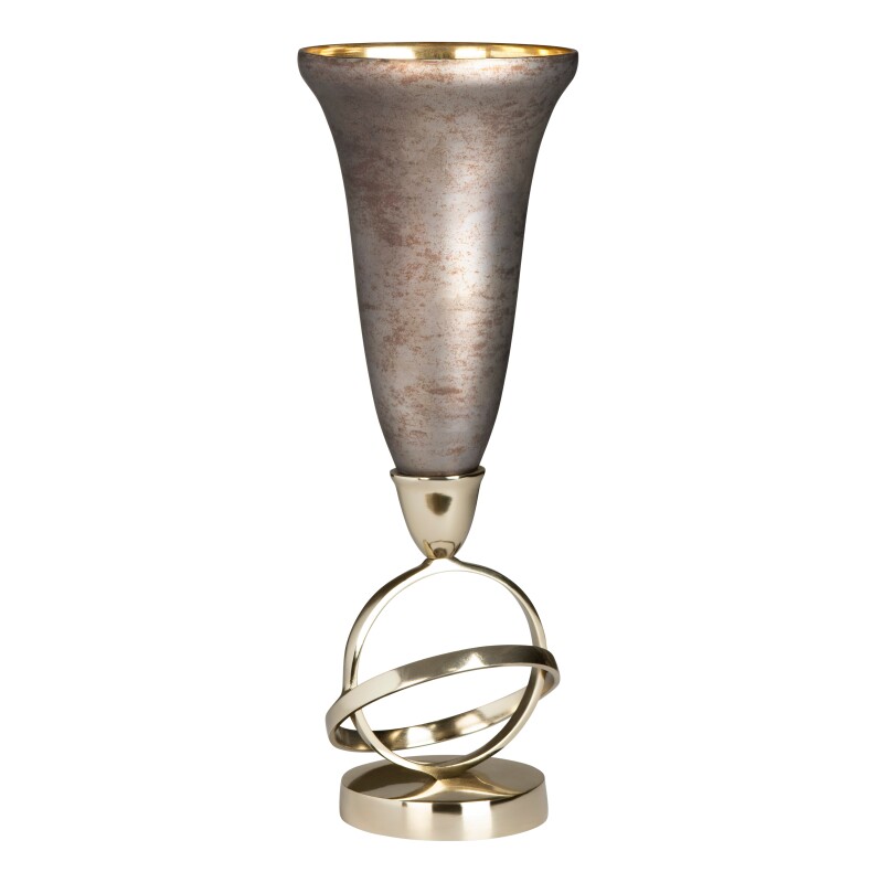 Medium Aubergine Sculptural Votive Holder CVDZEN079S