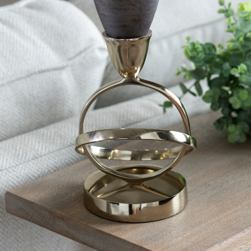 Medium Aubergine Sculptural Votive Holder CVDZEN079S