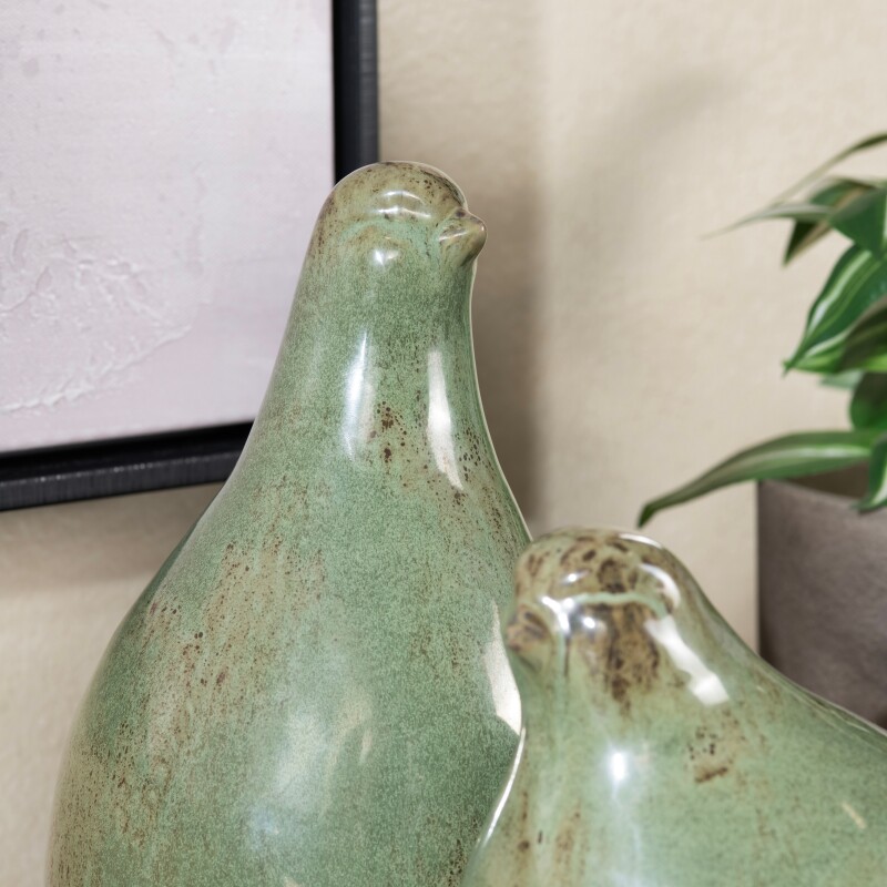 Green Partridge Statues CVDZEP035A