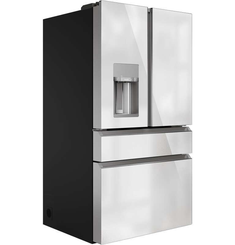 CAFÉ™ ENERGY STAR® 27.8 Cu. Ft. Smart 4-Door French-Door Refrigerator in Platinum Glass view 28