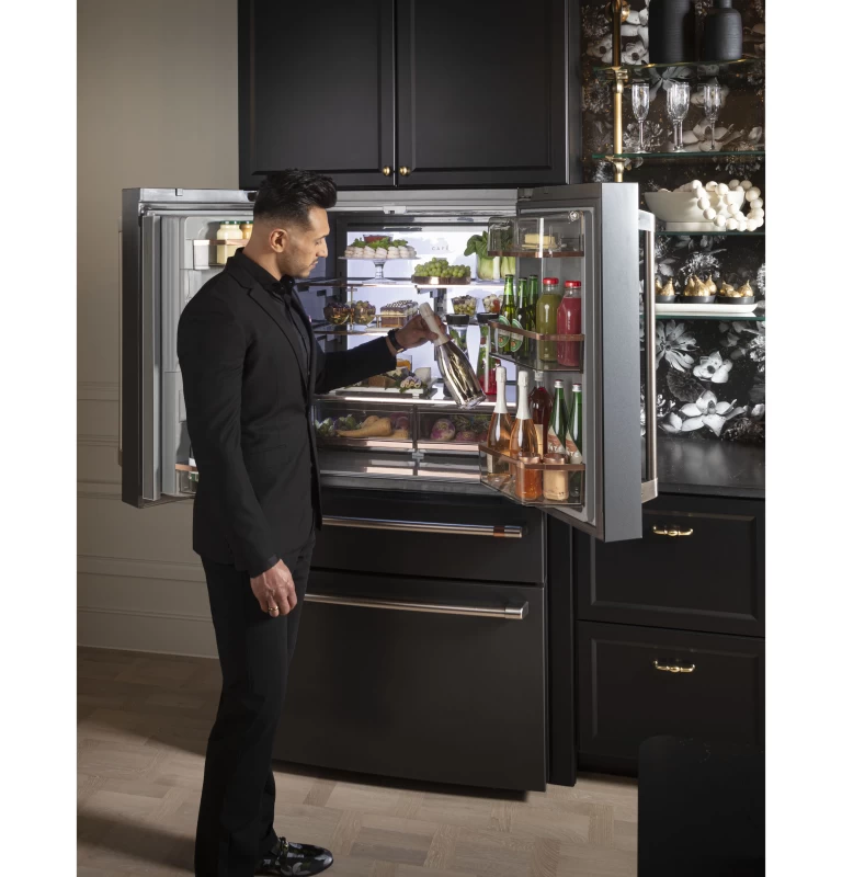 ENERGY STAR 27.8 Cu. Ft. Smart 4-Door French-Door Refrigerator CVE28DP3ND1