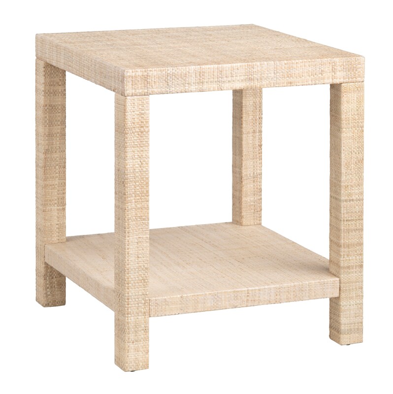 Providence Rafia End Table CVFDR1008
