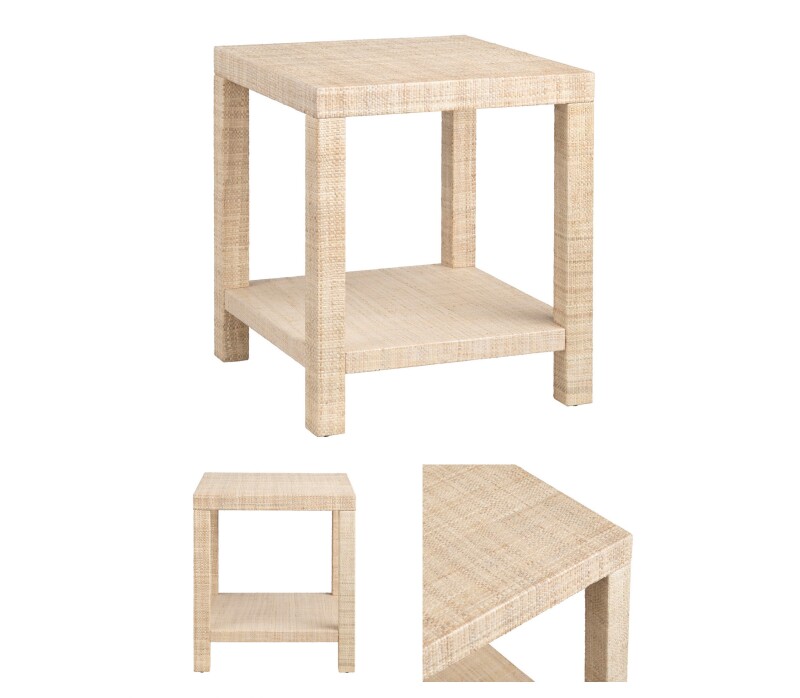 Providence Rafia End Table CVFDR1008