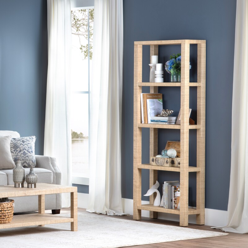 Providence 4 Shelf Rafia Etagere CVFDR1009