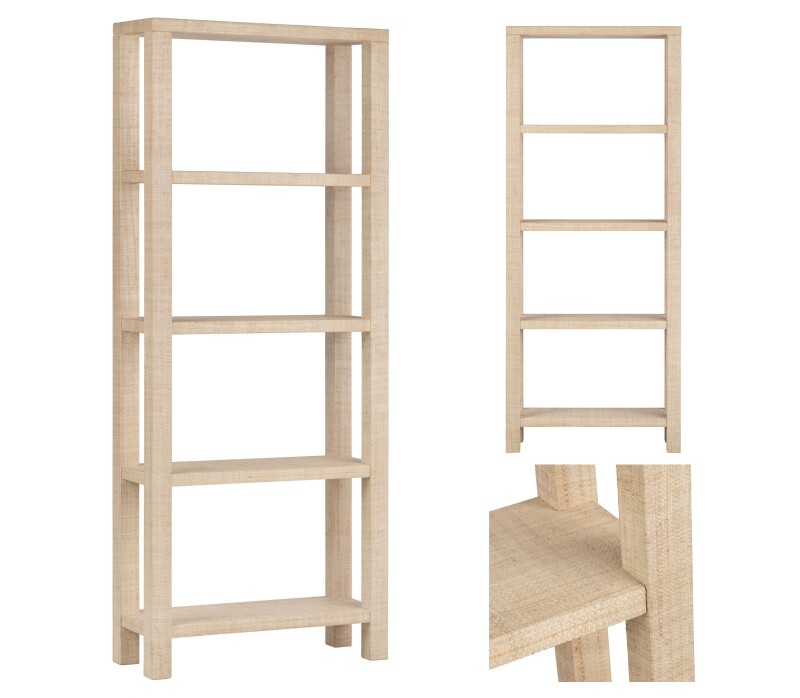 Providence 4 Shelf Rafia Etagere CVFDR1009