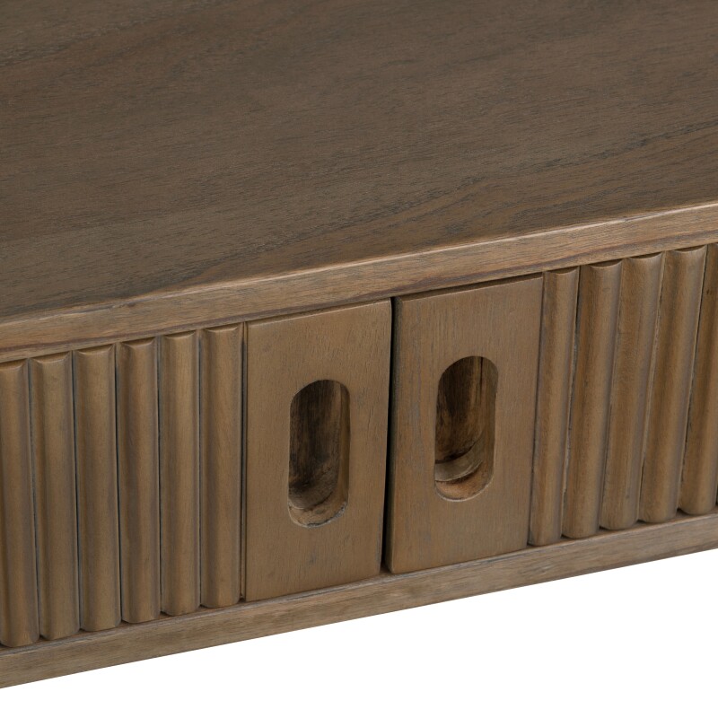 Chaplin 2 Door Brown Writing Desk CVFDR1030