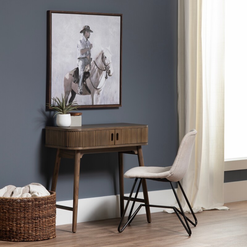 Chaplin 2 Door Brown Writing Desk CVFDR1030