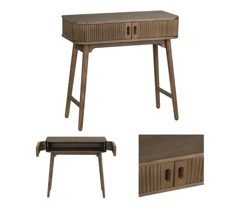 Chaplin 2 Door Brown Writing Desk CVFDR1030