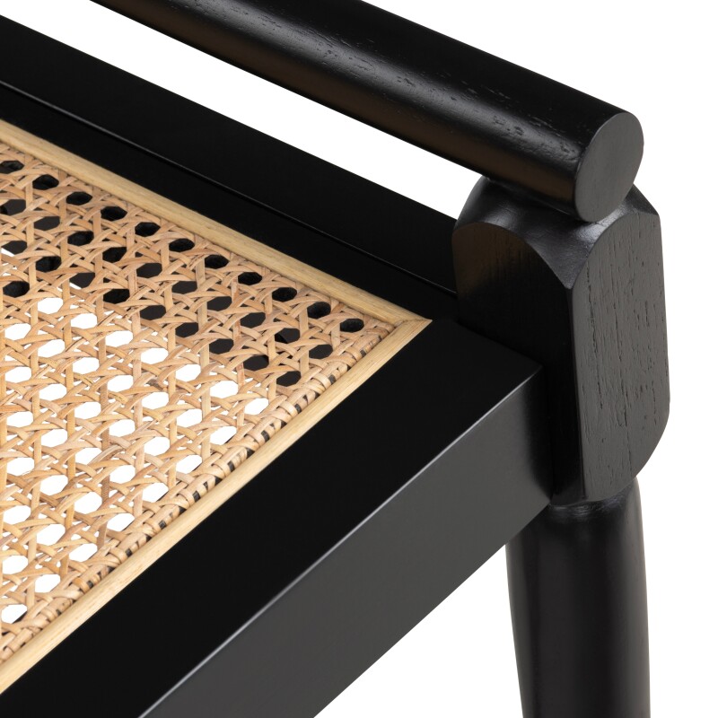 21.65" Port Royal Black Accent Bench CVFDR1032