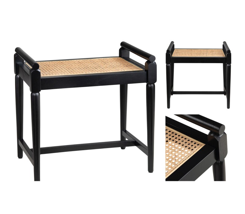 21.65" Port Royal Black Accent Bench CVFDR1032