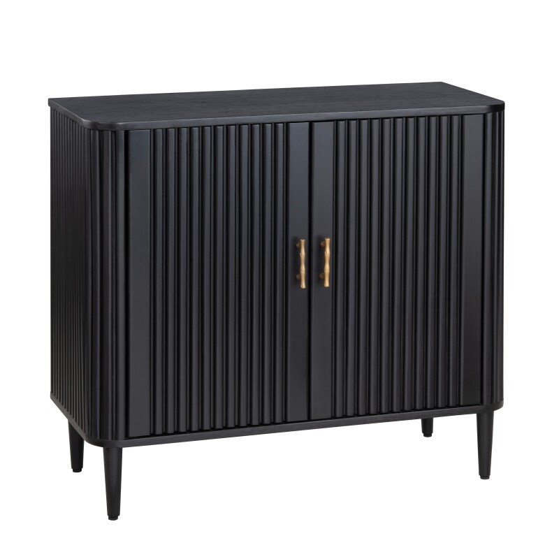 Camden Black Two Door Cabinet CVFDR1040