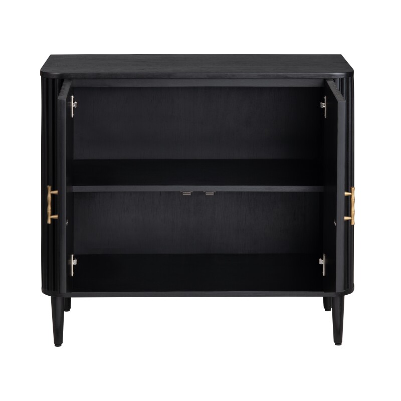 Camden Black Two Door Cabinet CVFDR1040