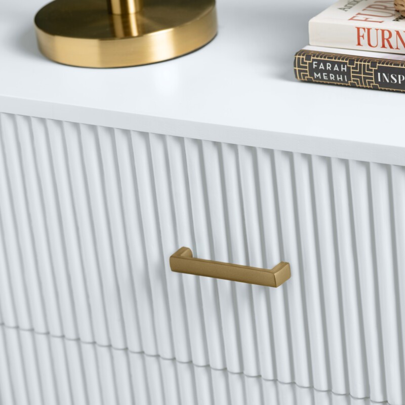 Astoria Three-Drawer Chest (White) CVFDR1302
