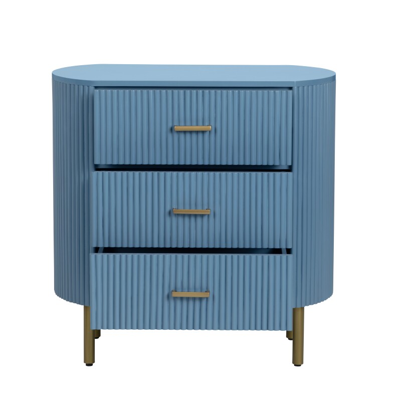 Astoria Three-Drawer Chest (Blue) CVFDR1304