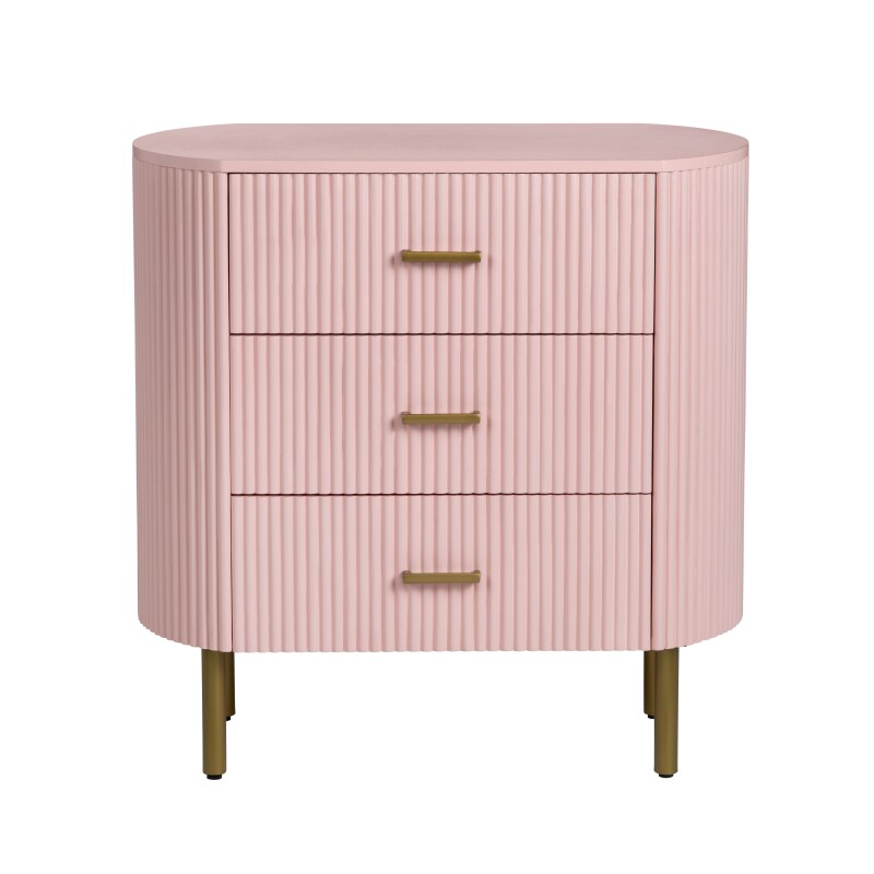 Astoria Three-Drawer Chest (Pink) CVFDR1306