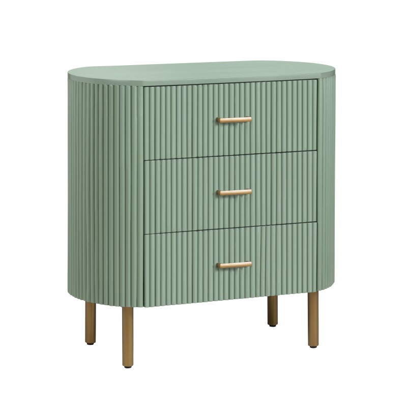 Astoria Three-Drawer Chest (Green) CVFDR1308