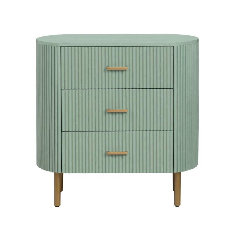 Astoria Three-Drawer Chest (Green) CVFDR1308