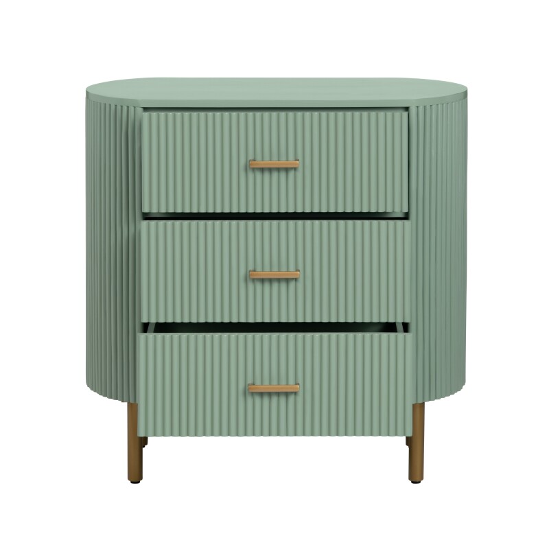 Astoria Three-Drawer Chest (Green) CVFDR1308