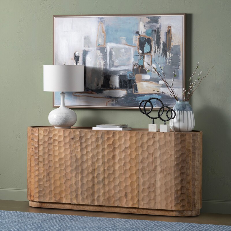Gibson Natural Four-Door Sideboard CVFNR4516