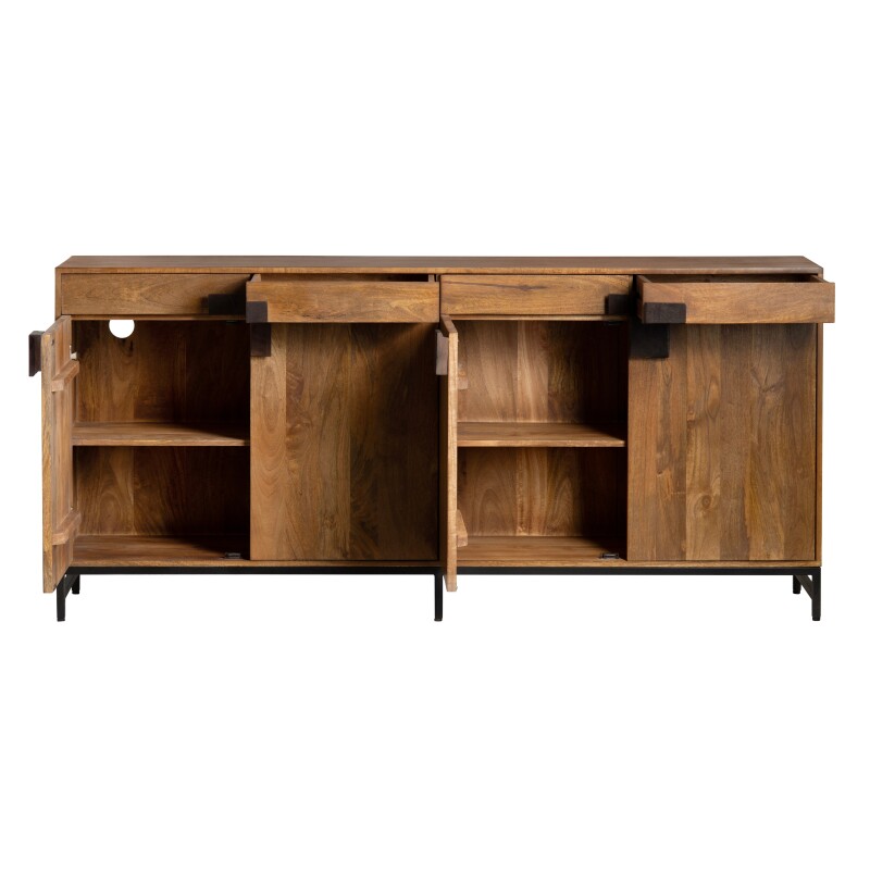 Ventura 4-Door, 4-Drawer Media Credenza CVFNR4519