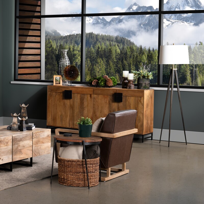 Ventura 4-Door, 4-Drawer Media Credenza CVFNR4519