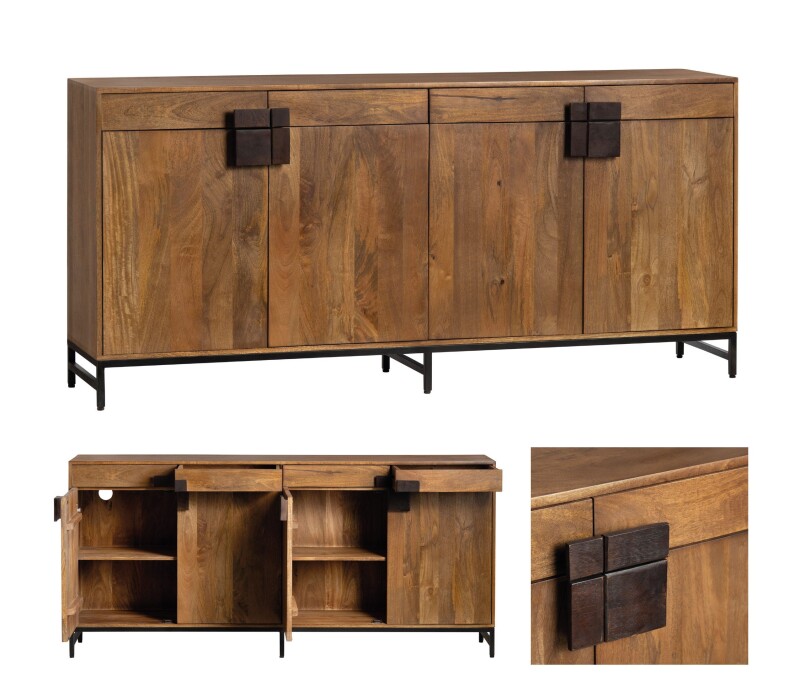 Ventura 4-Door, 4-Drawer Media Credenza CVFNR4519