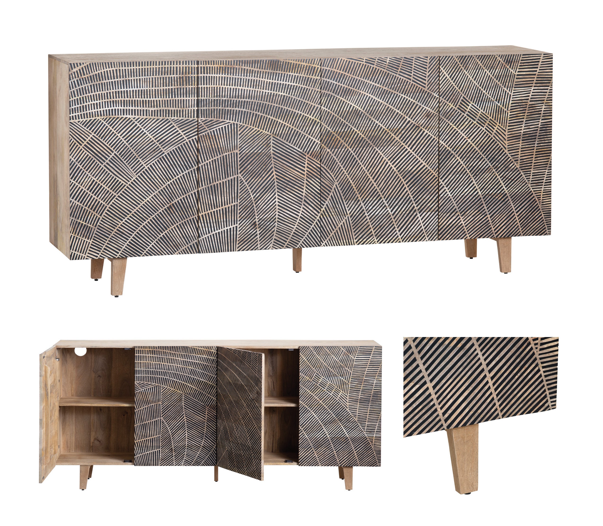 Zambia Four-Door Sideboard CVFNR4551