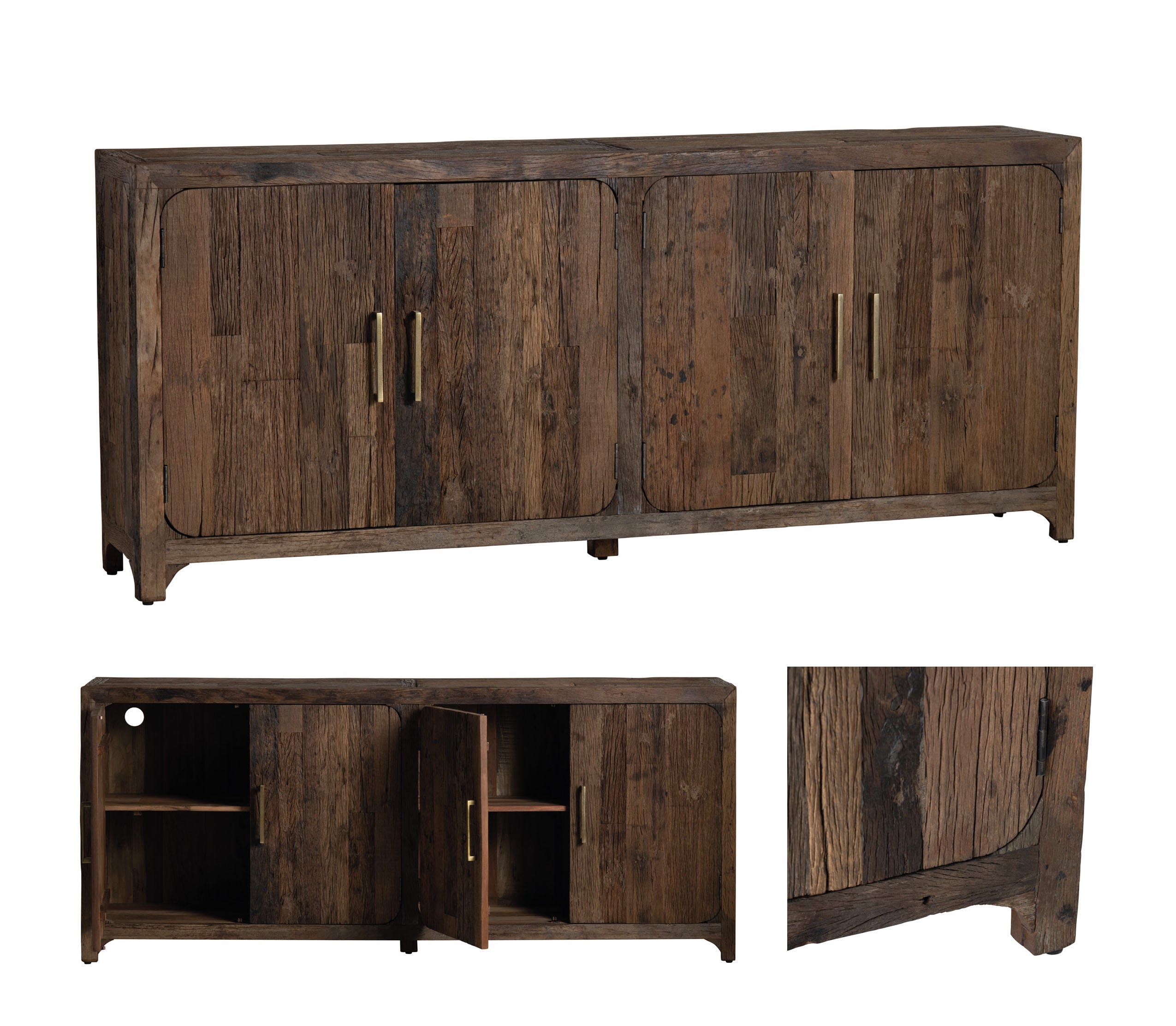 Hickory Ridge Four-Door Sideboard CVFNR4589