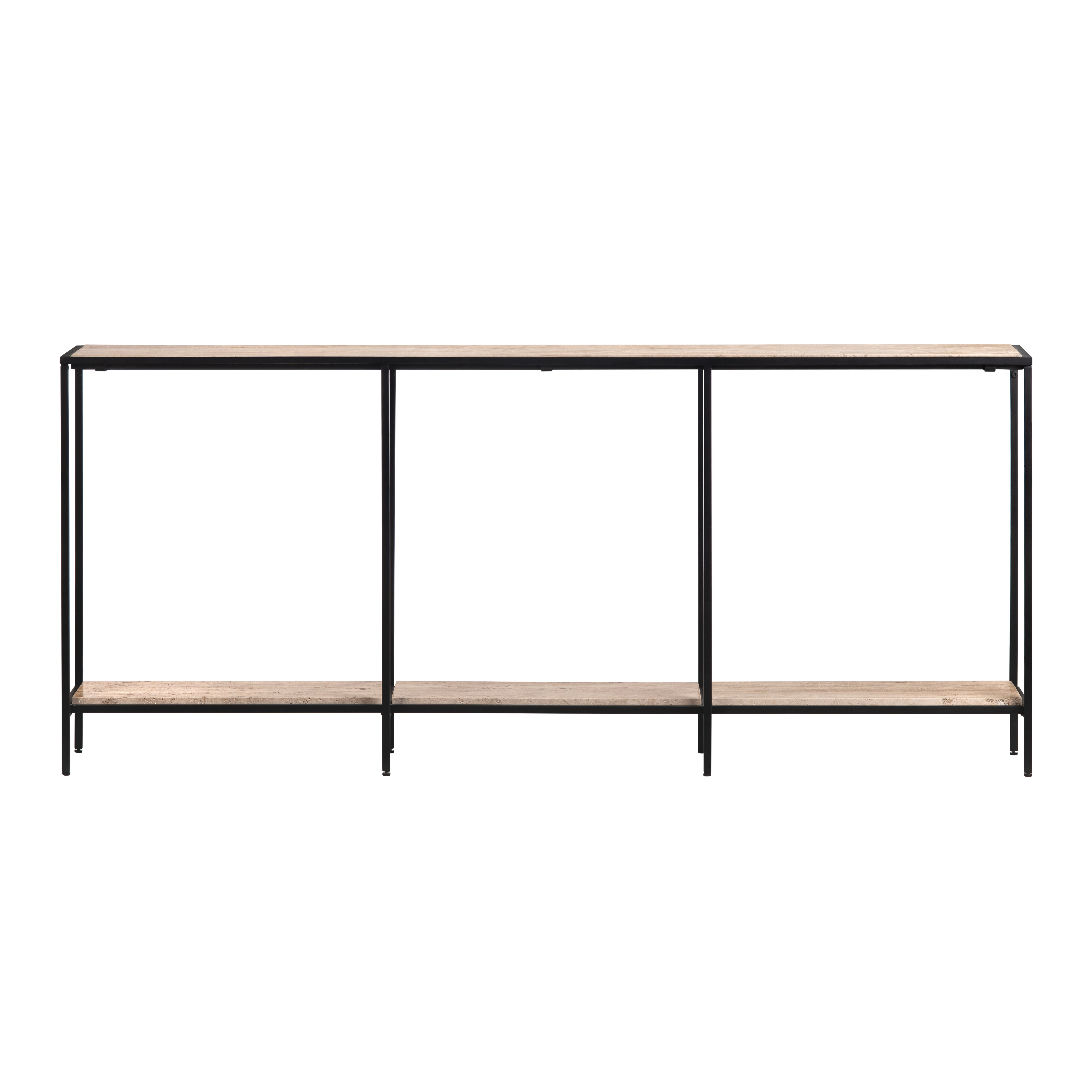 Crosby Travertine Console Table CVFNR4595