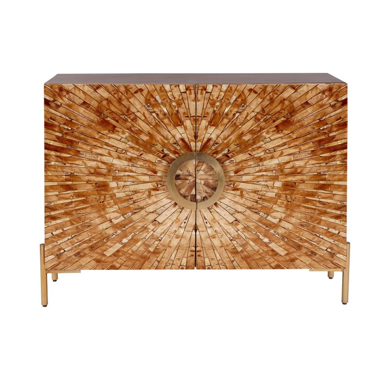 Safari Bone Inlay Two-Door Cabinet CVFNR4596