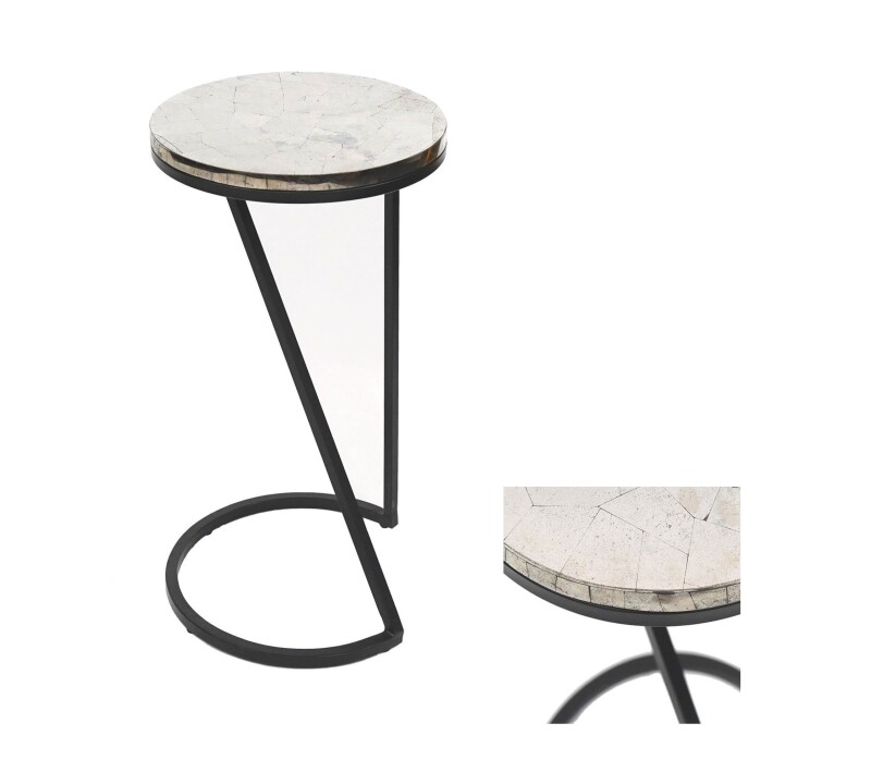 Sullivan Silver Pyrite Accent Table CVFNR4598