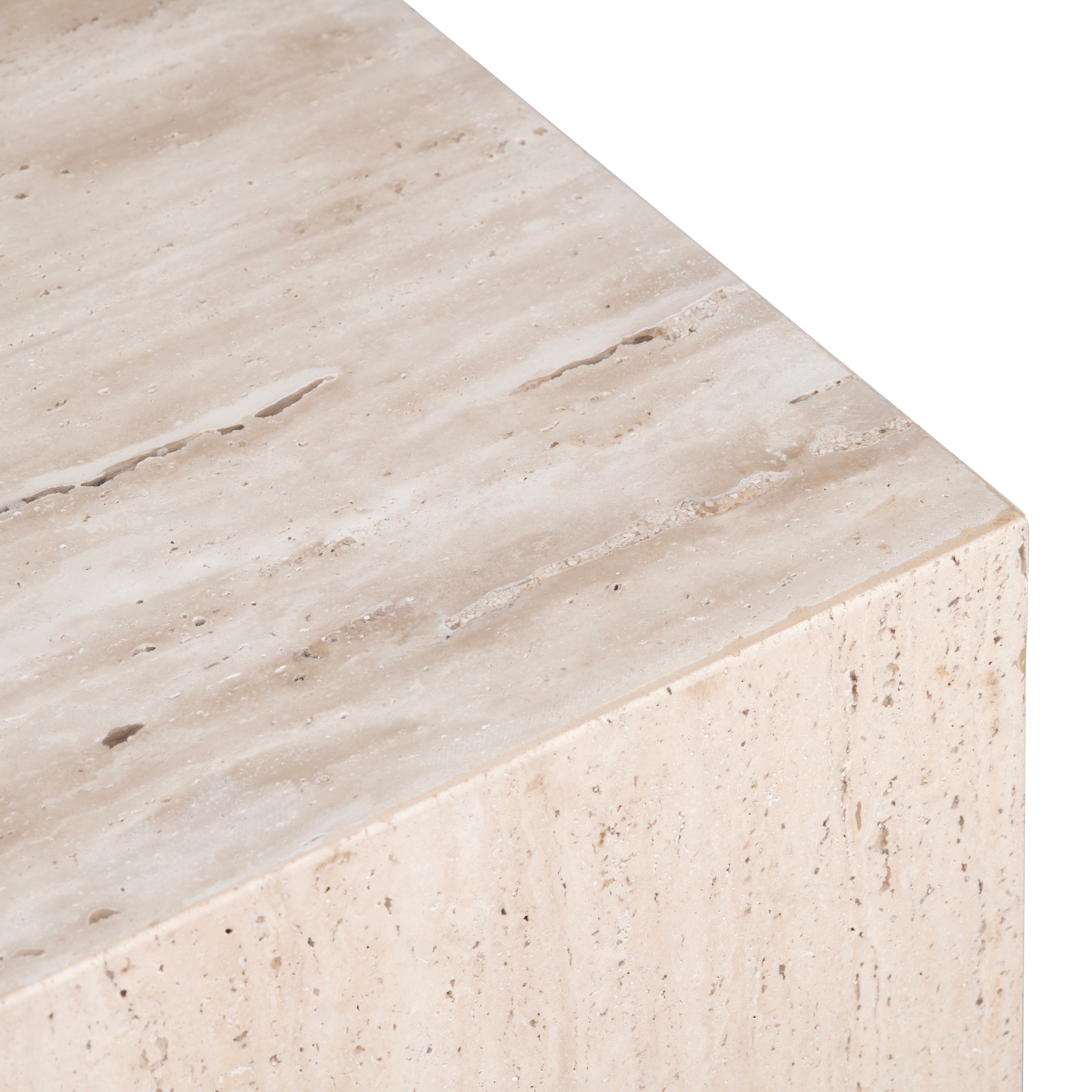 Palermo Travertine End Table CVFNR4641