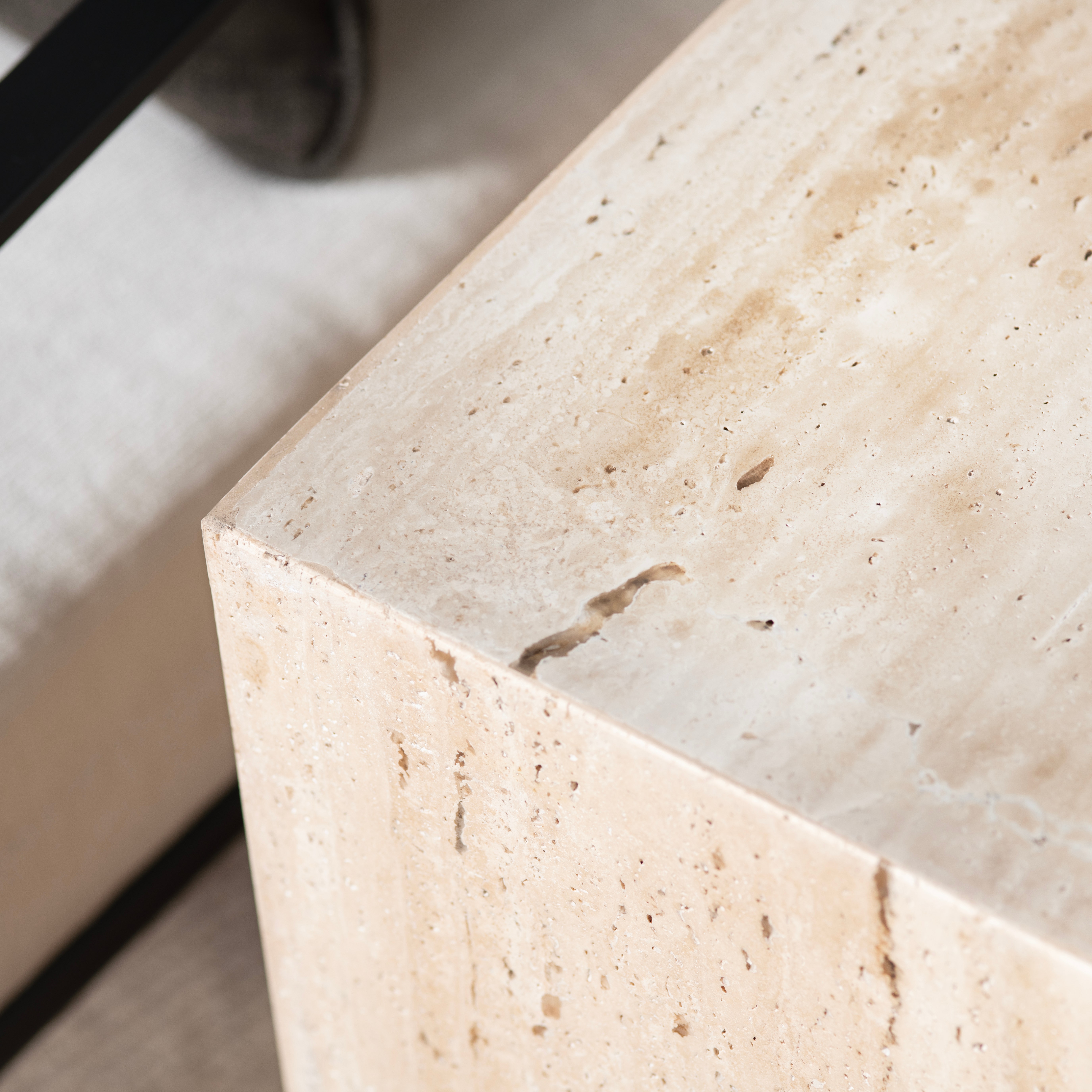 Palermo Travertine End Table CVFNR4641