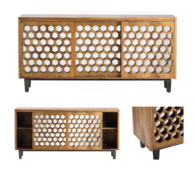 Bengal Manor Honeycomb Sideboard CVFNR475